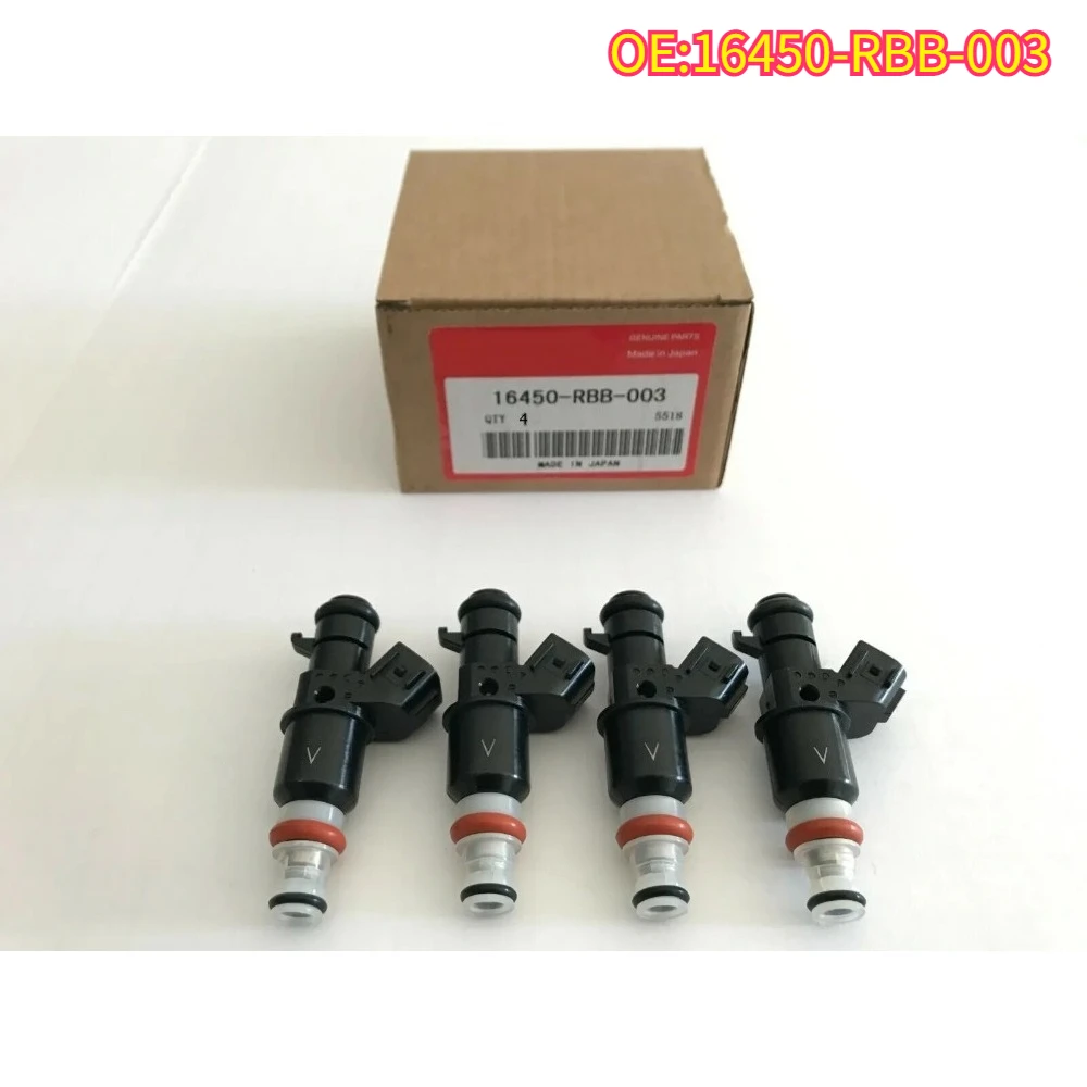 

High quality New For 1/4PCS 16450-RBB-003 fuel injector is suitable 2004-2008 Honda Civic Acura TSX/RSX/CSX K24A/K20z/ 2.0L 2.4L