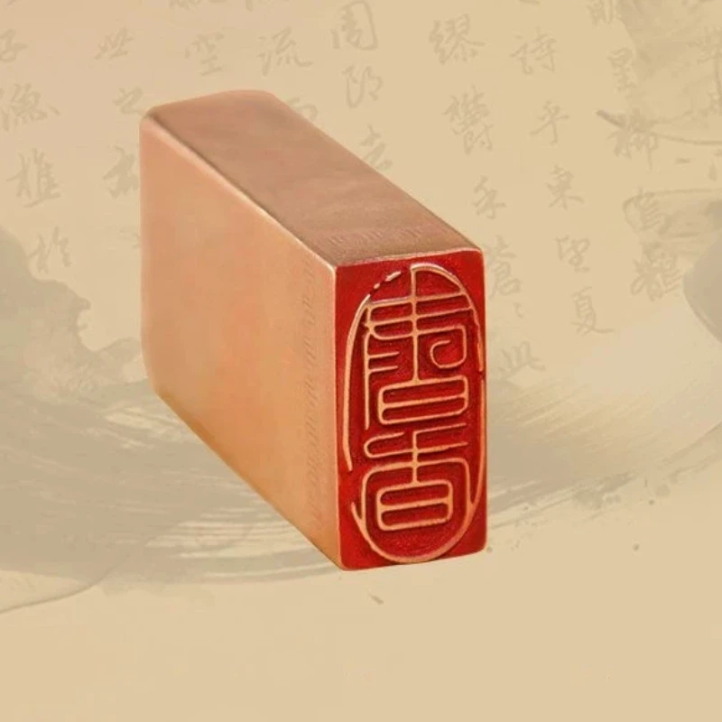 

Natural Stone Finished Stamps Portable Square Chinese Character Finished Seals Ancient Style Traditional Painting Stamp Chapter