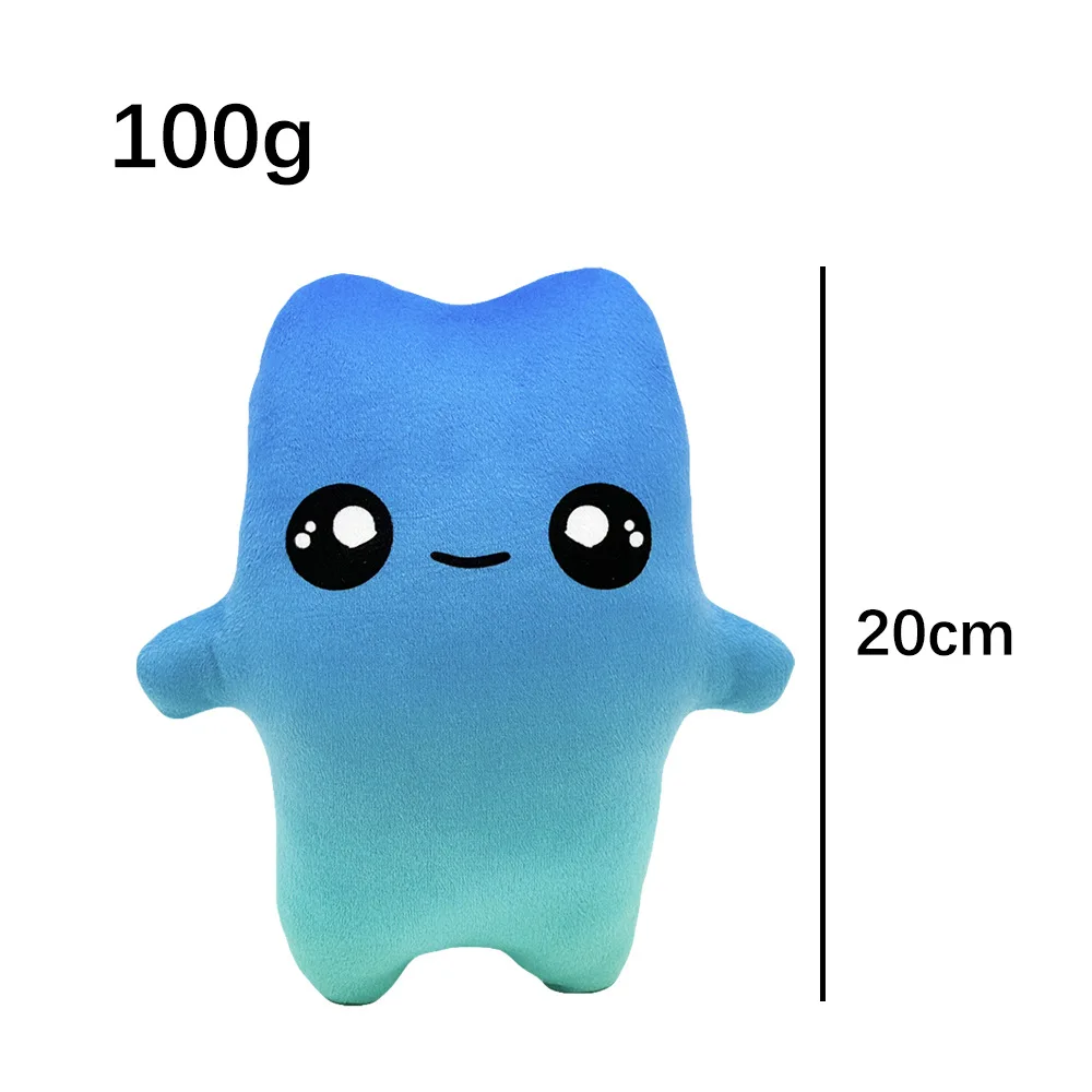 Sprites Plüsch Puppe Spielzeug 20CM Cartoon Nette Weiche Blaue Farbverlauf Große Augen Plüsch Puppe Spielzeug Spiel Peripherie Für kind Geschenk
