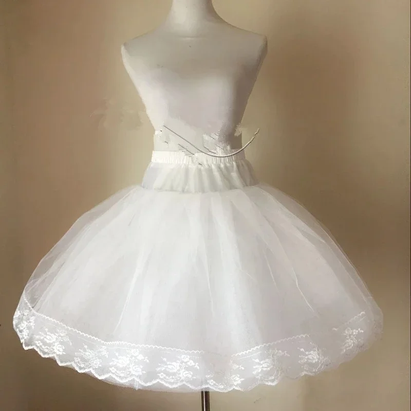 Jupon trapèze à crinoline pour femme, jupon court, robes de mariée, sous-jupe, Rockabilly, Jupon, Saia, patients, en stock