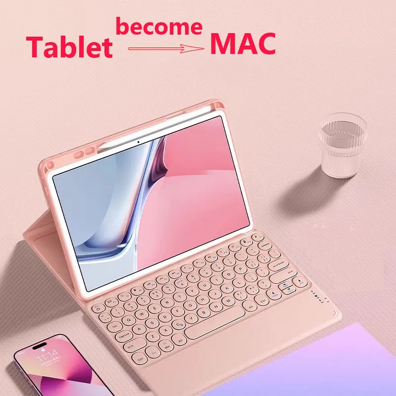 

Чехол с клавиатурой для Xiaomi Pad 7 Pro 7 11,2 дюйма 2024 Mipad 6 Pro 11 6 11 дюймов 5 11 дюймов для Redmi Pad SE Touchpad Magnetic
