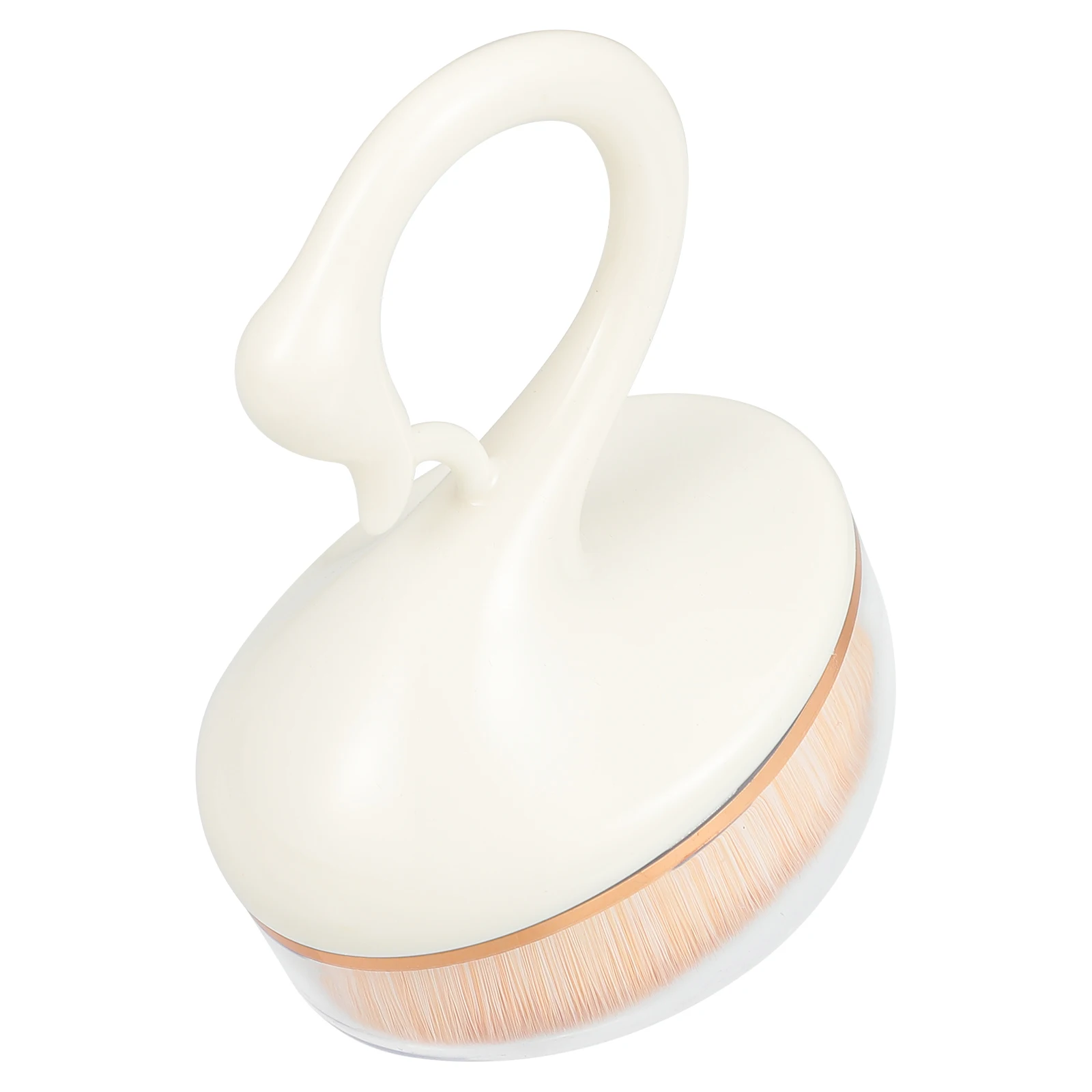 【】Brocha de base oval maquiagem base impecável cobertura completa aplicação em pó solto utensílios de polimento líquido