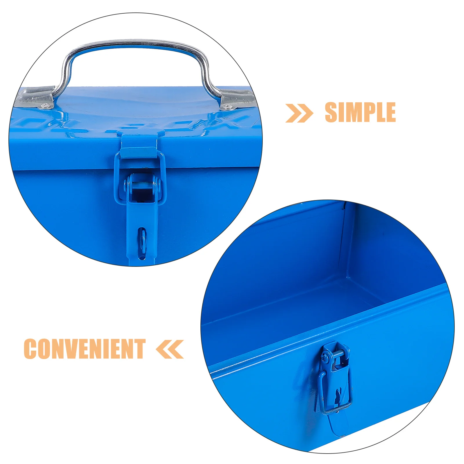 

Tool Box Organizer Box Metal Storage Container Heavy Duty Iron Case For Mechanics Tools Organizer Car Garage Workshop