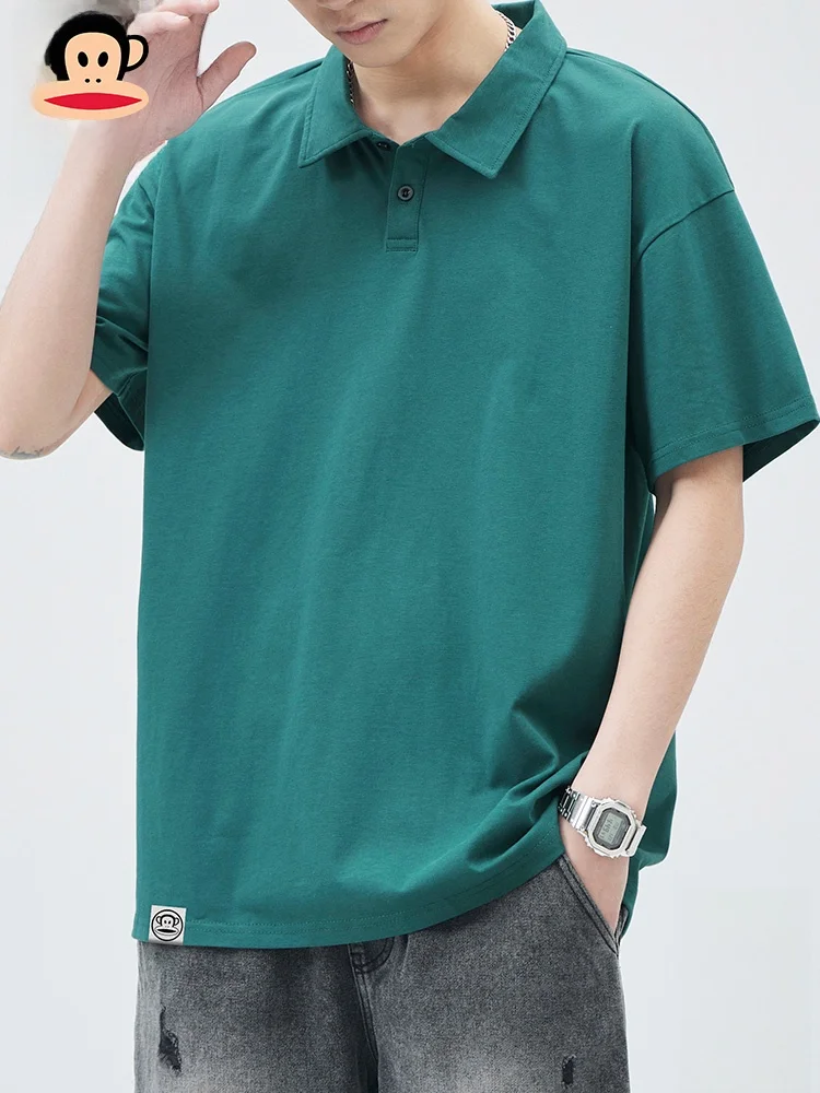 

Мужская летняя рубашка Paul Frank с отложным воротником, повседневная, свободного кроя, на пуговицах, немнущаяся