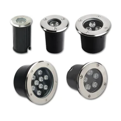 Spot lumineux LED encastrable dans le sol, imperméable conforme à la norme IP67, éclairage d'extérieur, idéal pour un jardin ou un plancher, 3/5/7/10W, dc 12/24V, 220V