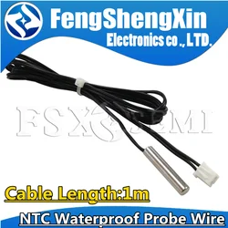 1m NTC Waterproof Probe Wire 3950 3435 3470 2K 5K 10K 15K 20K 50K 100K 1% Precision Epoxy Thermistor Temperature Sensor