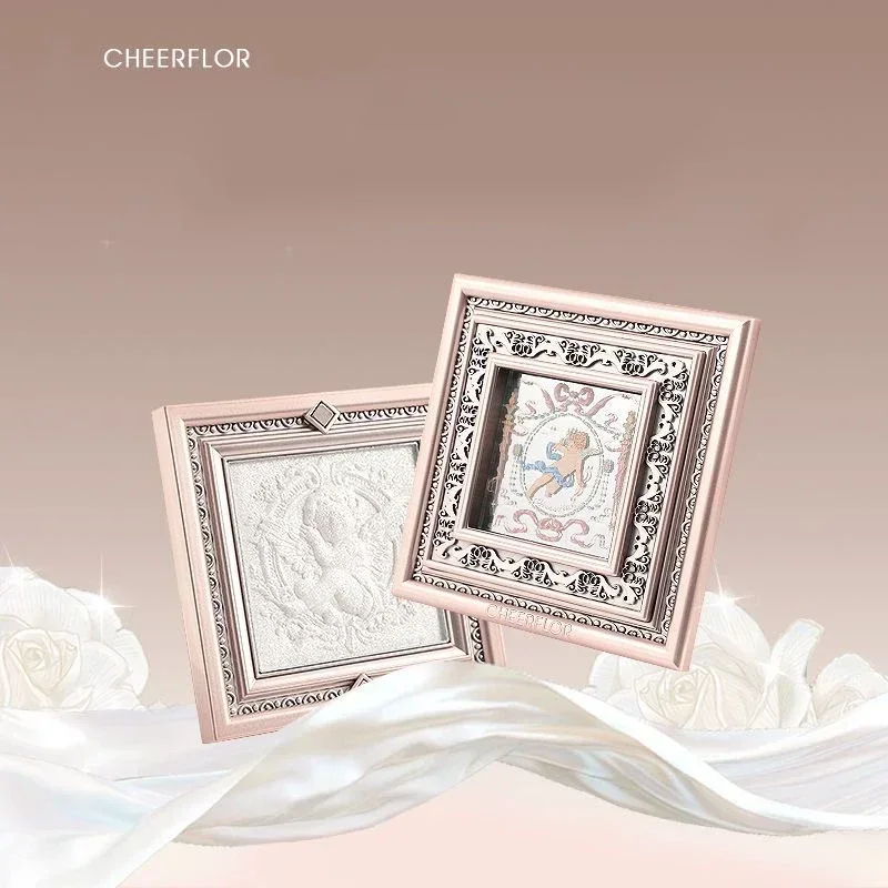 CHEERFLOR Highlighting Highlighter Bronzers Palette Angel Picture Frame Series Contour For Dark Skin Iluminador Makeup Powder