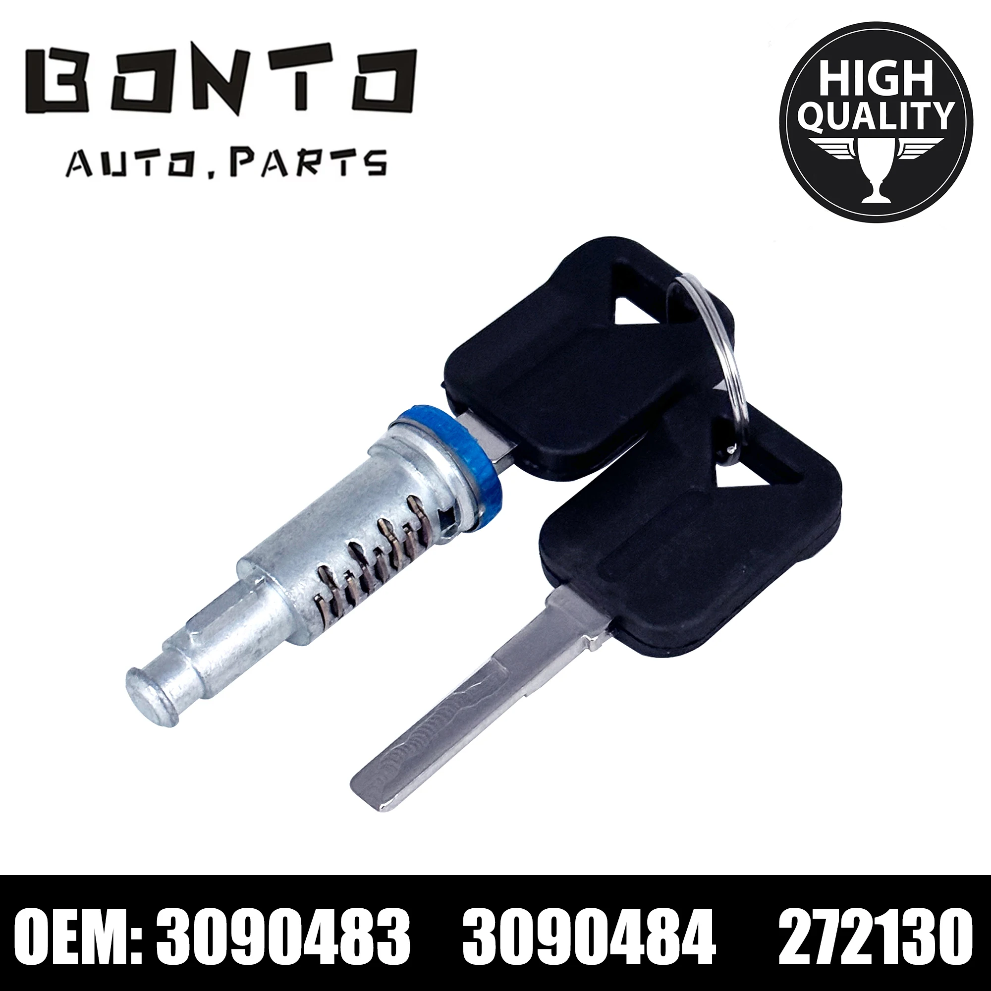 

BONTO Door Lock Cylinder With Keys for:Volvo FH I, II & III 1993 - 2012 Replace 3090483 3090484 272130 272131