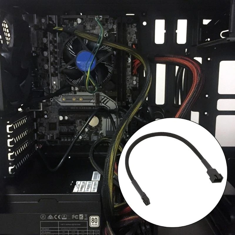 4pin PWM Splitter 4pin PWM Adaptador ventilador para fã caixa do PC para computador