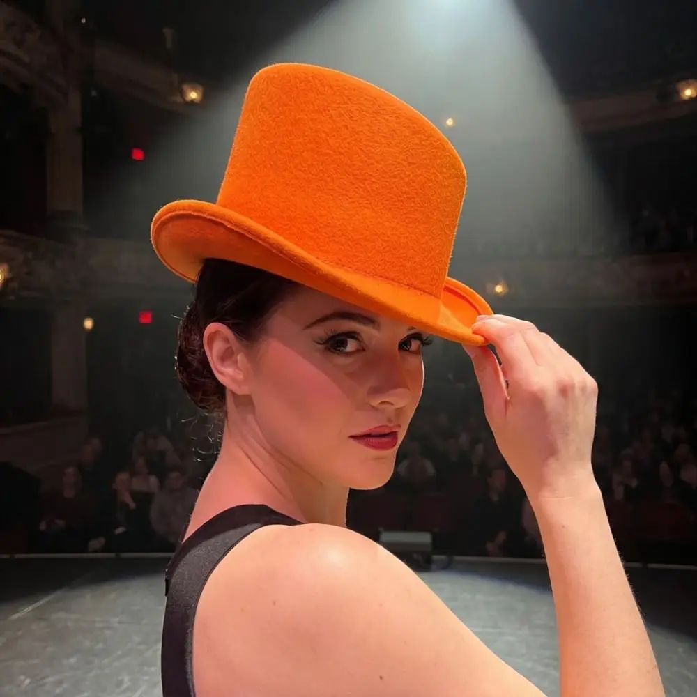 Fashion Angled Edge Fedora Hat British Style Bucket Hat Top Hat Slanted Top Multicolor Bowler Jazz Hat Party