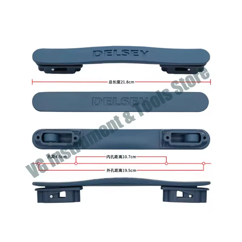 Suitable for French Ambassador Luggage Handle, Trolley Case Pull Handle with Blue , DELSEY Luggage Handle Parts Repair