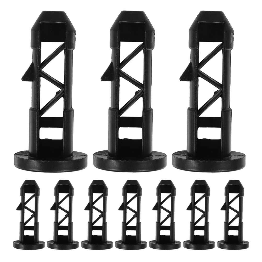 

10pcs Trash Can Lid Hinge Pins Replacement Plastic Wheelie Bin Connectors For 240L Garbage Bins Odor Proof Easy Install Outdoor