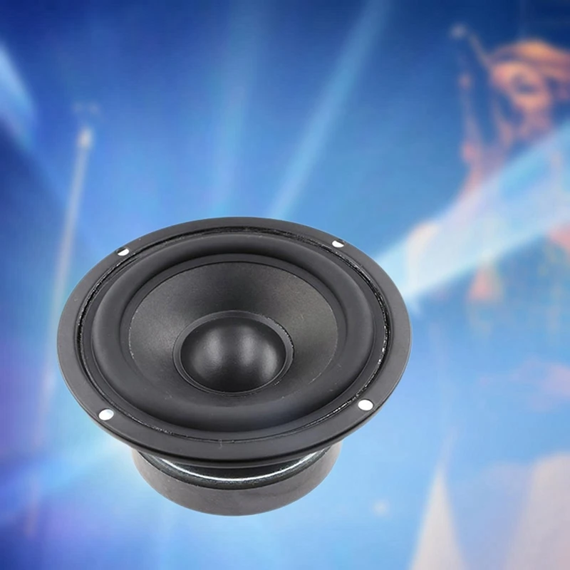 Universal 4.5Inch Round Speaker Stereo Sound System 25W 6Ω Premium Audio Accessories Audio Midrange Loudspeaker