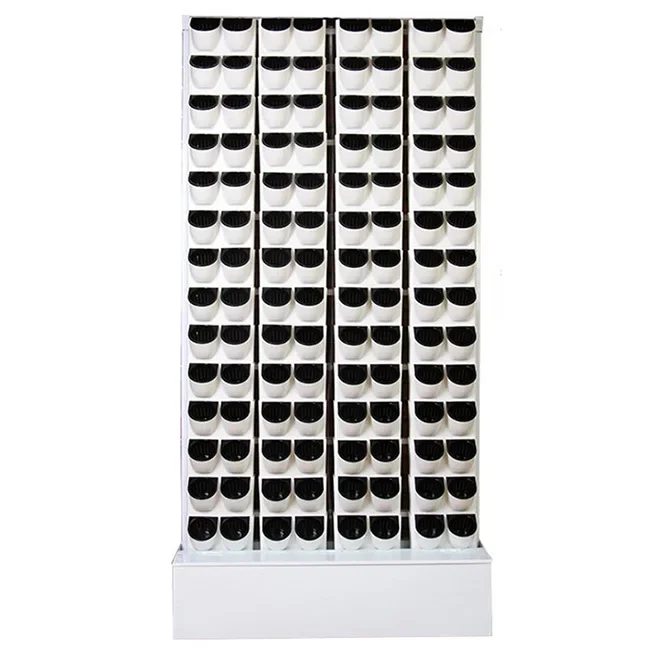 Hot 2meter Plant Wall Automatic Circulation Adding Water Plant Screen Iron Frame Plastic Lazy Flower Pot Vertical Garden Planter