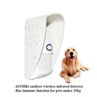 Outdoor 433MHz Wireless Infrared Detector Waterproof Pet Human Motion Detector Infrared Probe