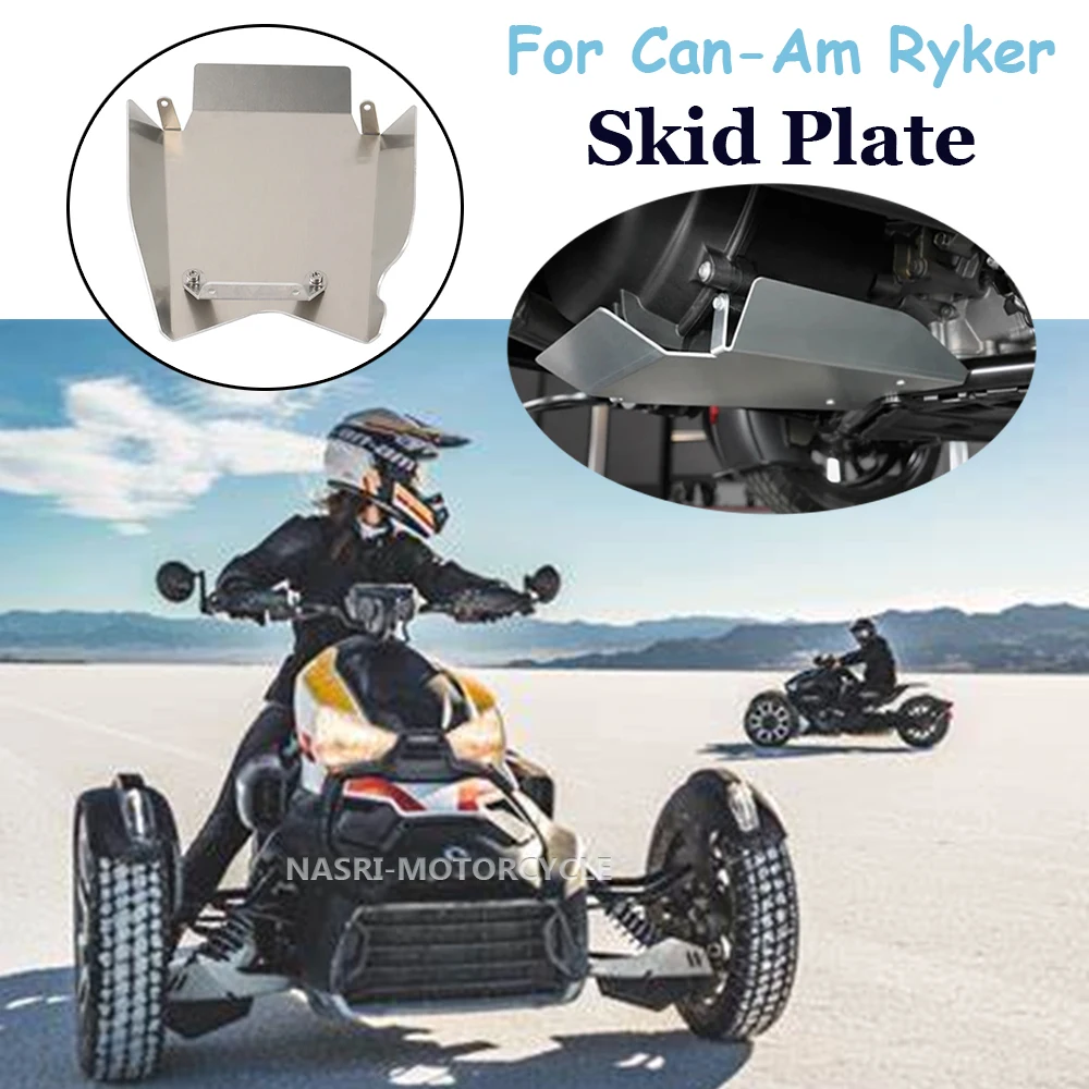 

2019-2024 New Motorcycle Accessories Show Chrome Skid Plate Chassis Protective Cover Engine Lower Cover For Can-Am Ryker 600 900
