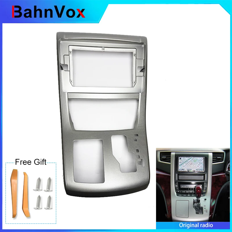 For Toyota Alphard Vellfire 2008 2015 10 Inch Car Radio Android Stereo Frame Player Head Unit Fascia Panel Dash Board Cover