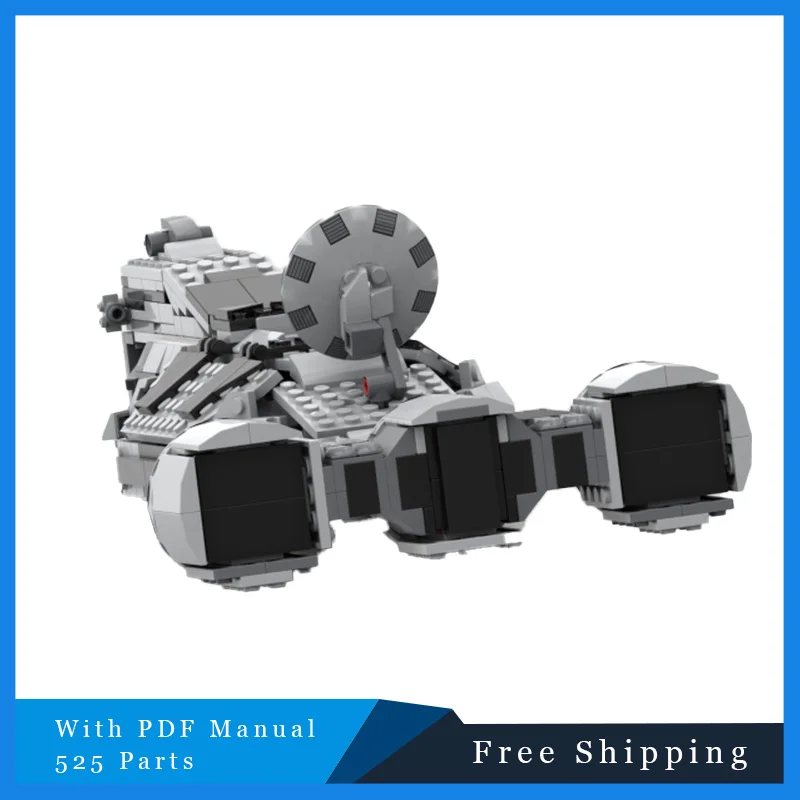525 قطعة سلسلة الفضاء الإبداعية تكنولوجيا السفينة الواقية اللبنات نموذج لعبة التجميع التعليمية للأطفال هدايا عيد الميلاد