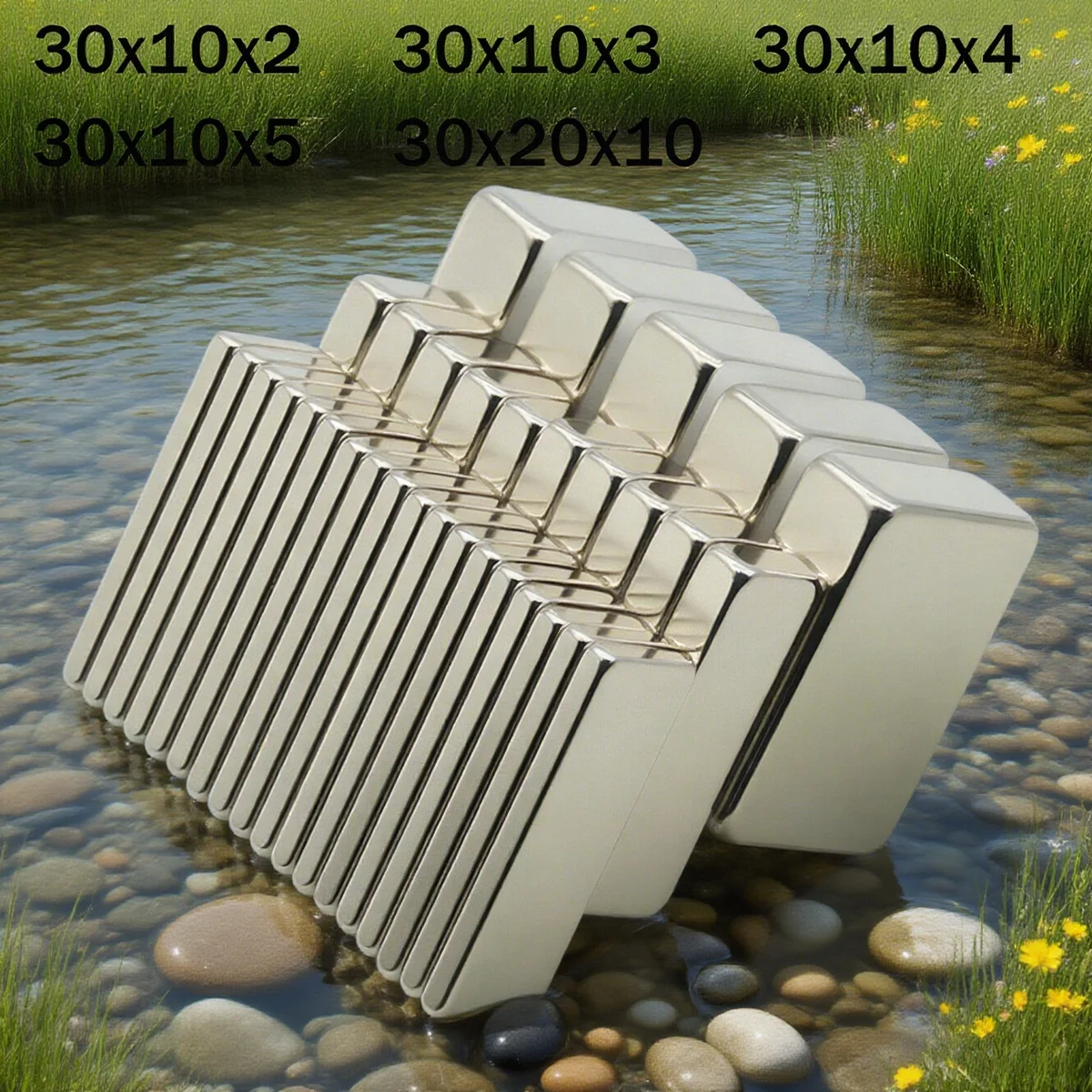 bloc-magnetiques-imanes-refrigerateur-aimants-bricolage-bureau-tableau-blanc-atelier-30x10x2-30x10x3-30x10x4-30x20x10m