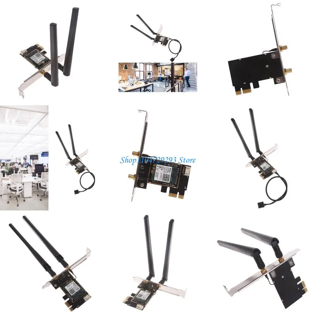 

Y2GD TDAC1200 настольный адаптер Wi -Fi для настольного ПК беспроводной карты 2,4 ГГц ， 867 Мбит / с