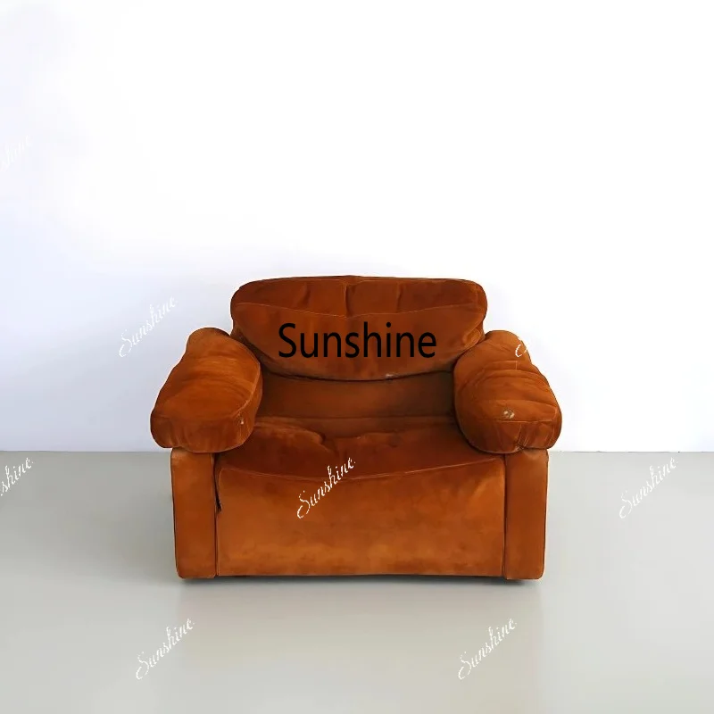 Italian medieval lazy sofa living room casual modern single sofa