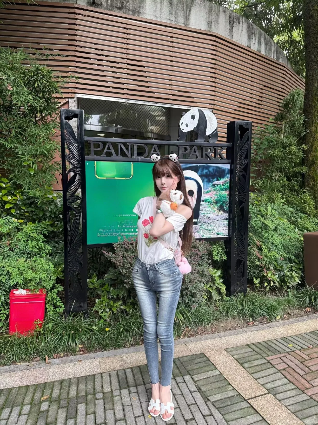 

Retro Waed Distred Skinny Jeans High Waist Tight Fitting Lengthening Legs Effect Women's Cotton Stretch Denim Pants