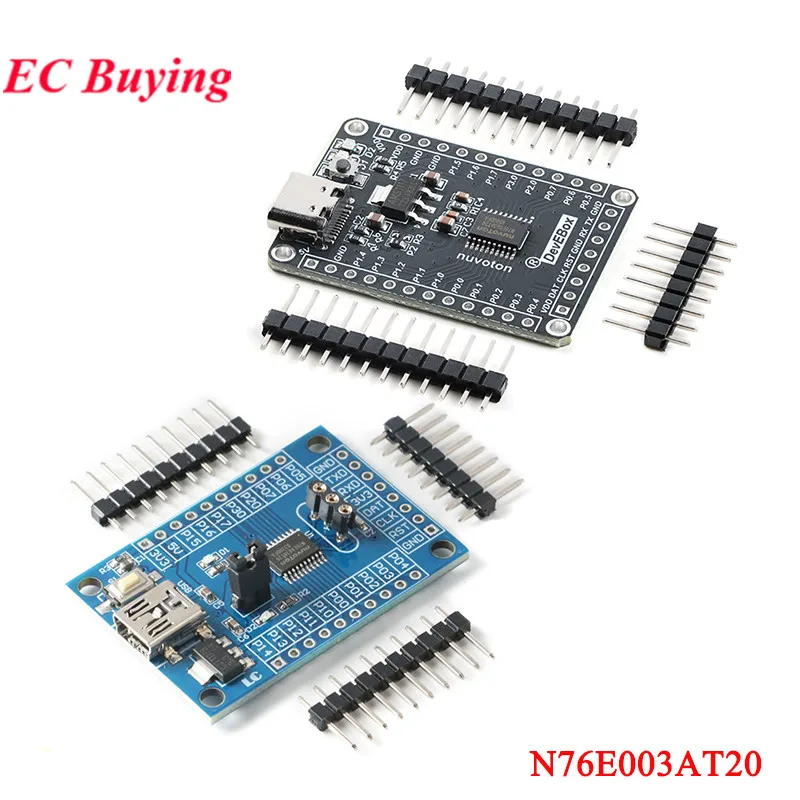1-10Pcs N76E003AT20 Microcontroller Development Board N76E003 51 C51 Expansion Module 8051 Core System Single Chip Microcomputer