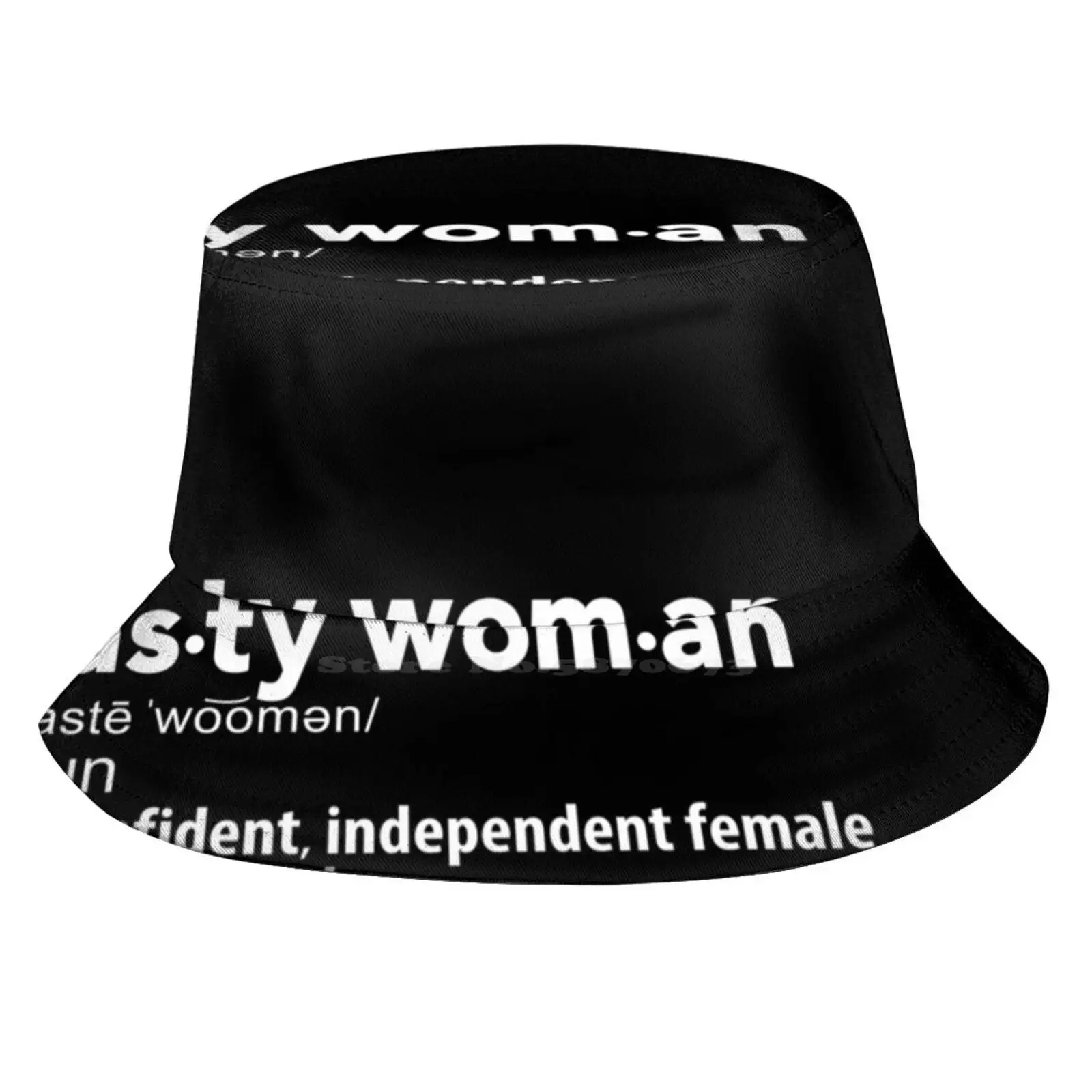 Nasty Woman Definition Sun Cap Fisherman Hat Bucket Hats Feminist Feminism Nasty Woman Nasty Women Definition Funny Humor