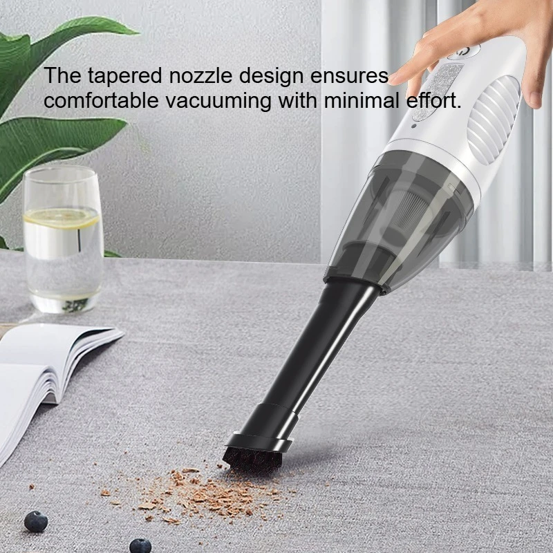 Wireless Car Vacuum Cleaner, Portable Handheld Vacuum for Vehicles, High-Power Compact Home Appliance Vacuum