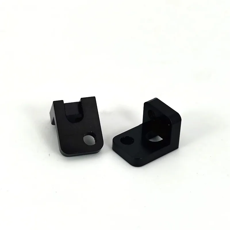 Componentes metálicos ferrosos mecanizados con precisión de alto rendimiento Varias piezas metálicas mecanizadas en negro Mecanizado CNC incluido