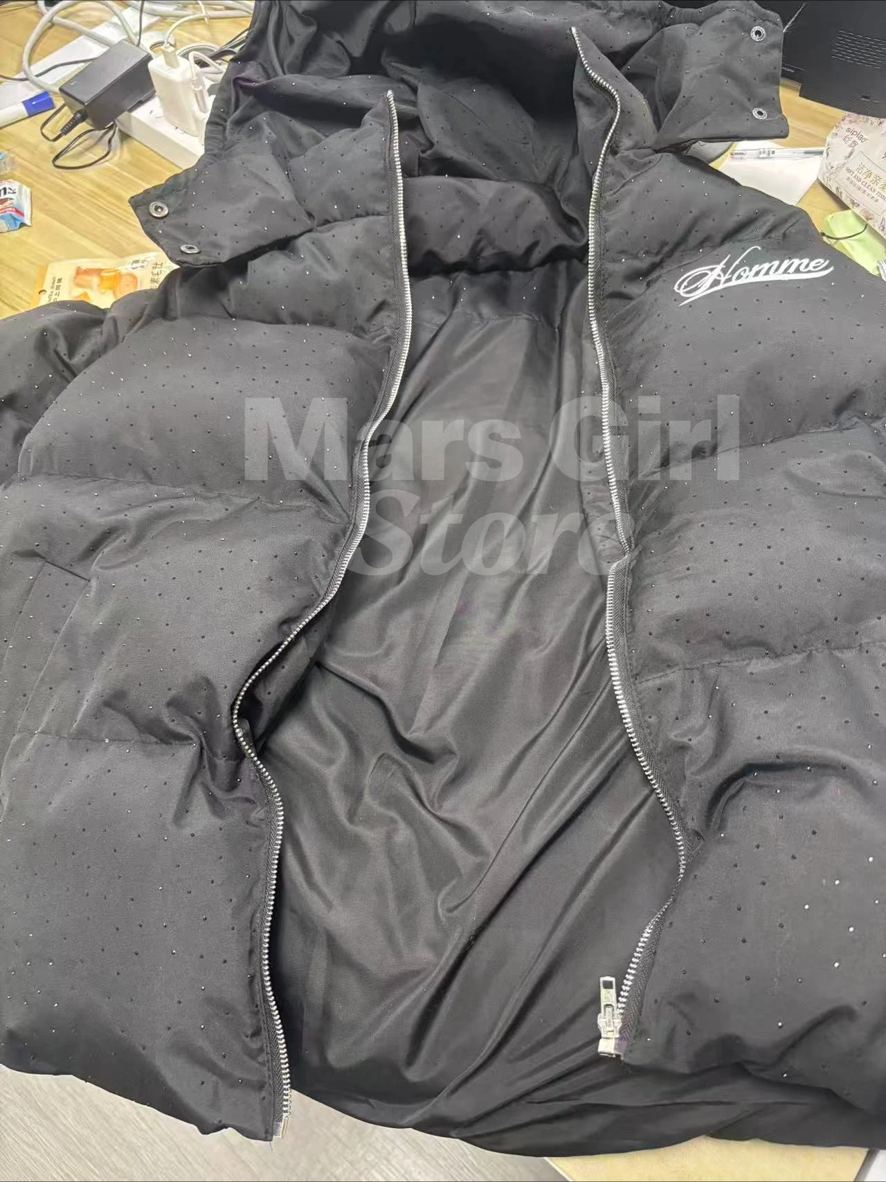 Y2K المرأة Harajuku الشتاء وسادة مبطنة سميكة معطف دافئ المرأة خمر زمم ملابس خارجية ملابس الشارع الشهير موضة سترات جديدة #2