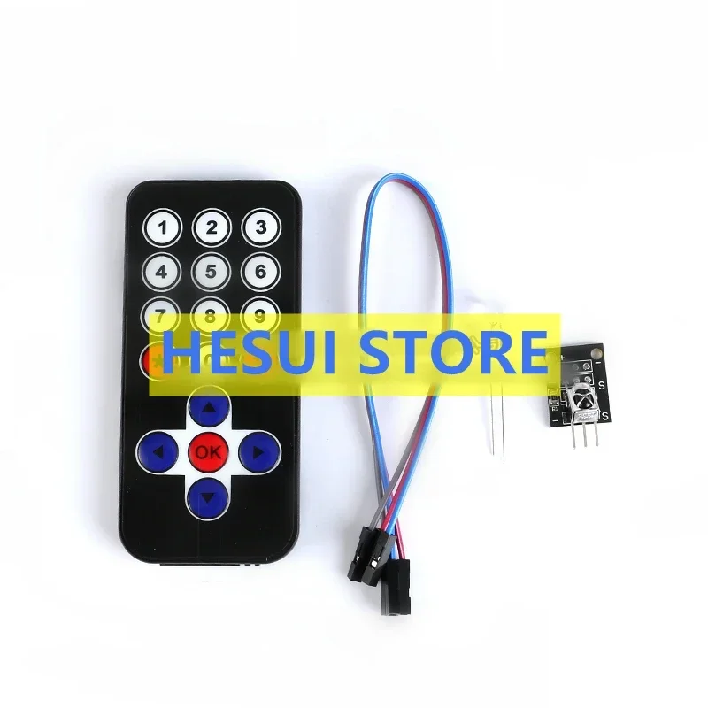 Infrared remote control module + receiving head HX1838+NEC coding infrared remote control