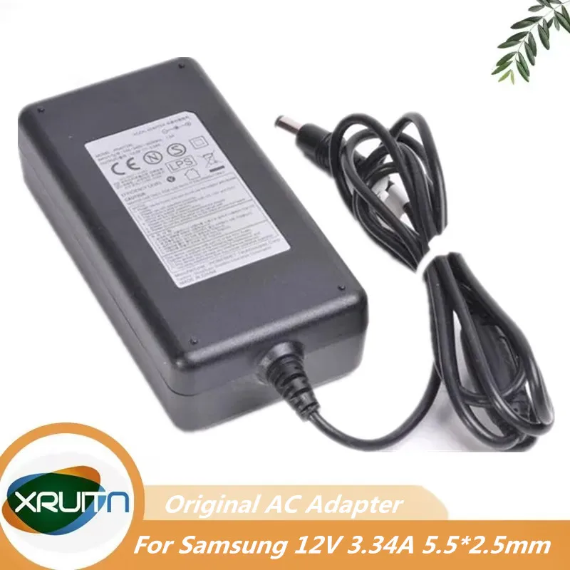 

Подлинный для Samsung PN4012AL 12В 3.34A AC/DC адаптер зарядки Fot STB SMT-C7100 ЖК-монитор источник питания