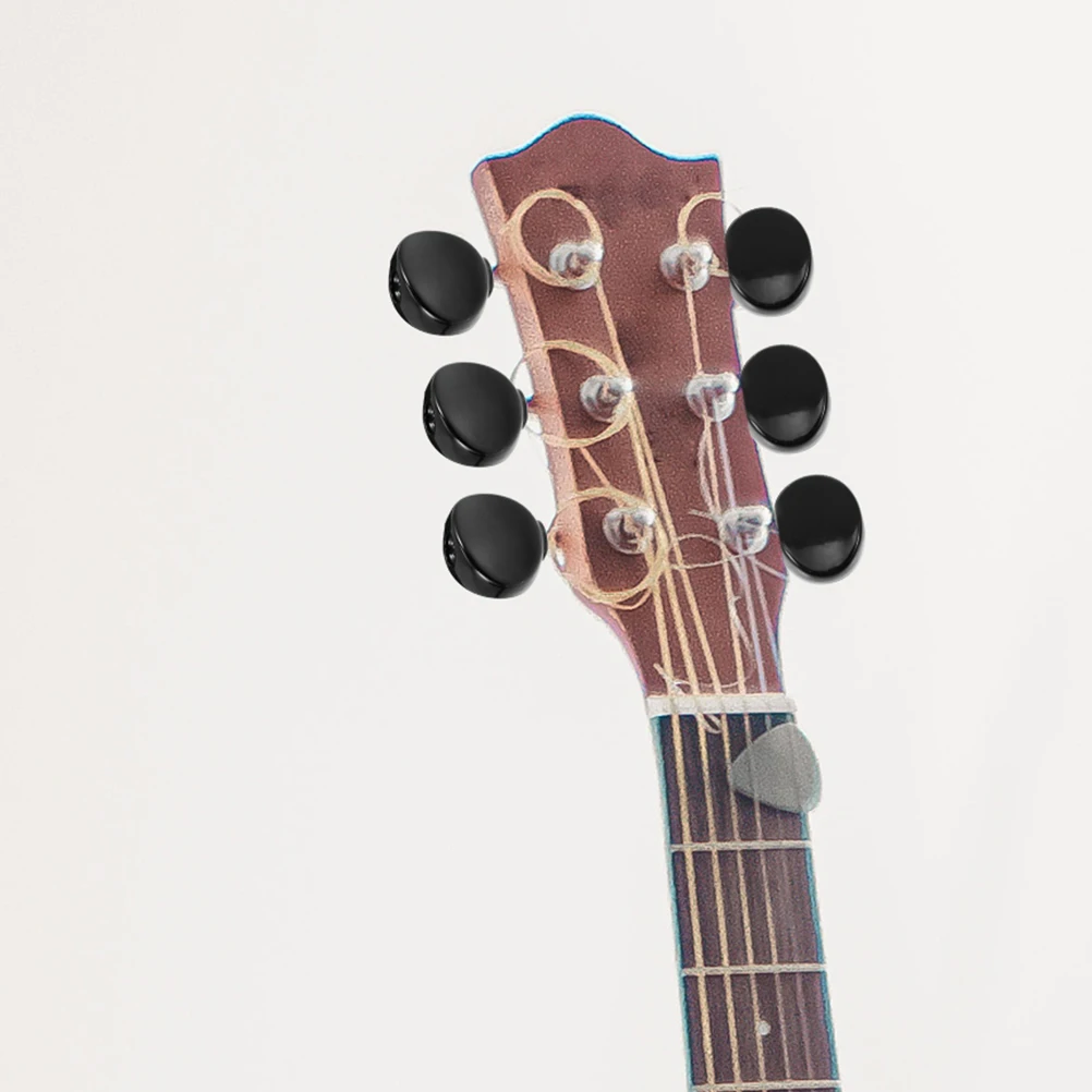 

8 Pcs String Head Knob Handle Sling Bass Guitar Tuning Peg Tuner Pegs Acoustic Locking Tuners Electric Buttons Keys Bridge Pins