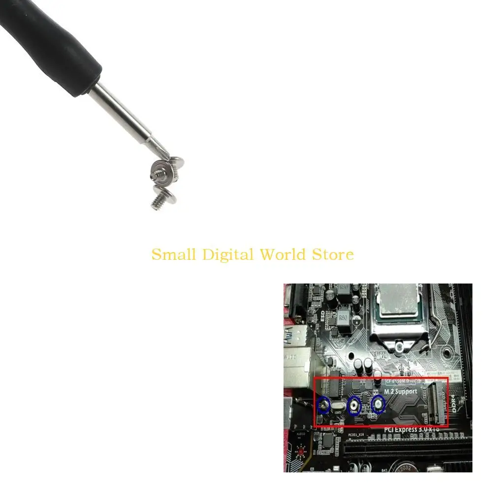 77UB Stand Off Screw Mounting Nut for Motherboard for M.2 SSD with Screwdriver 5 Set