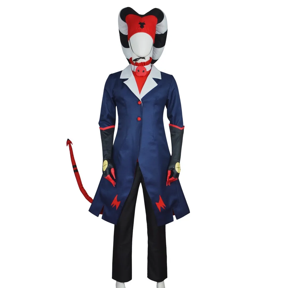 Alastor Fizzarolli Hazzbin Hotel Cosplay Costume Disfraz Lucifer Vox Halloween Carnival Party Custom Size