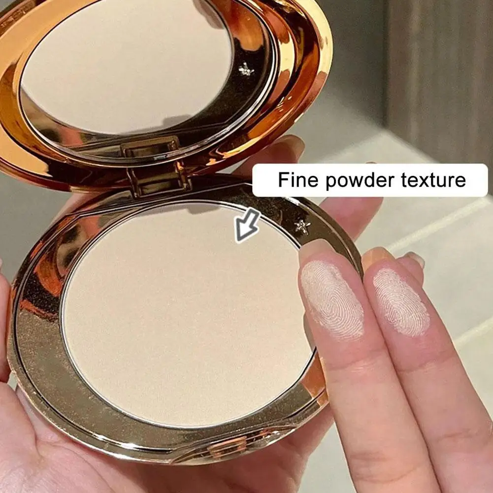 Soft Focus Pressed Powder Long Lasting Oil Control Setting Powder for Women Matte Texture Face Foundation Makeup Tool