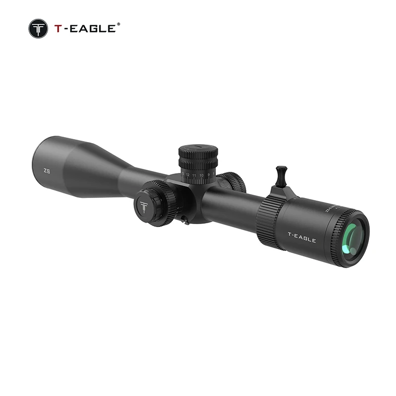 Imagem -03 - T-eagle-zero Stop Caça Âmbito 624x50 Sfffp Riflescopes Primeiro Avião Focal Vidro Tático Retículo Gravado Vistas Ópticas