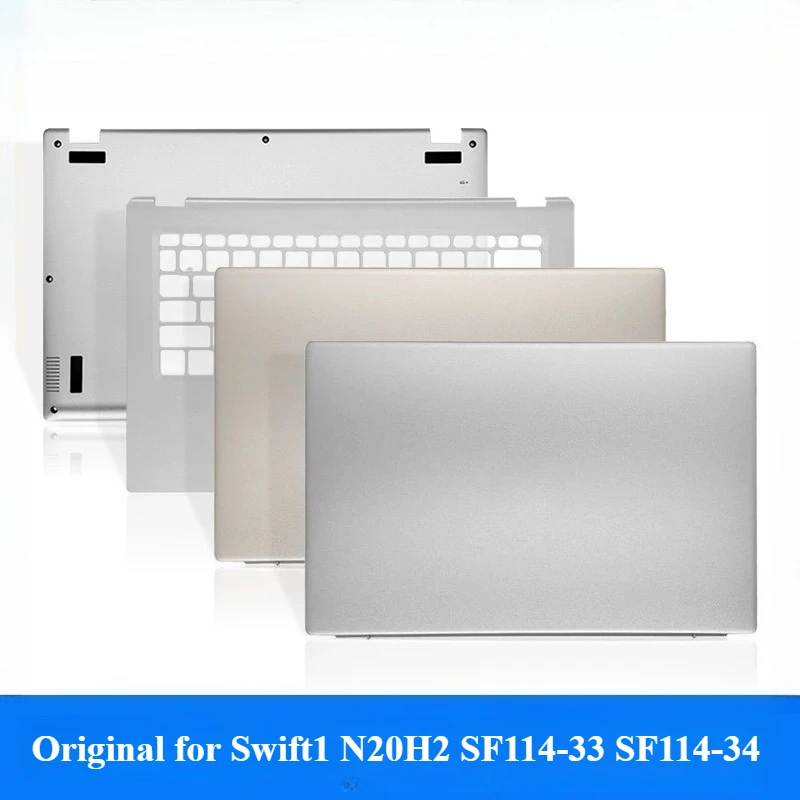 

Original for Swift1 N20H2 SF114-33 SF114-34 Laptop Top Cover Screen Frame Keyboard Deck Bottom Cover Battery Cover Hinge