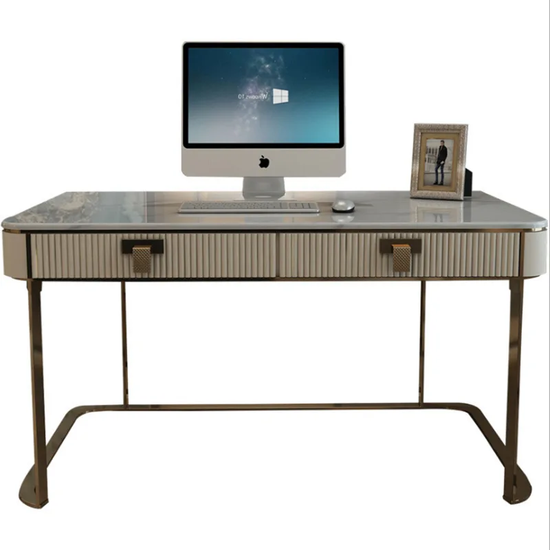 

American desk Home office furniture Stainless steel paint desk