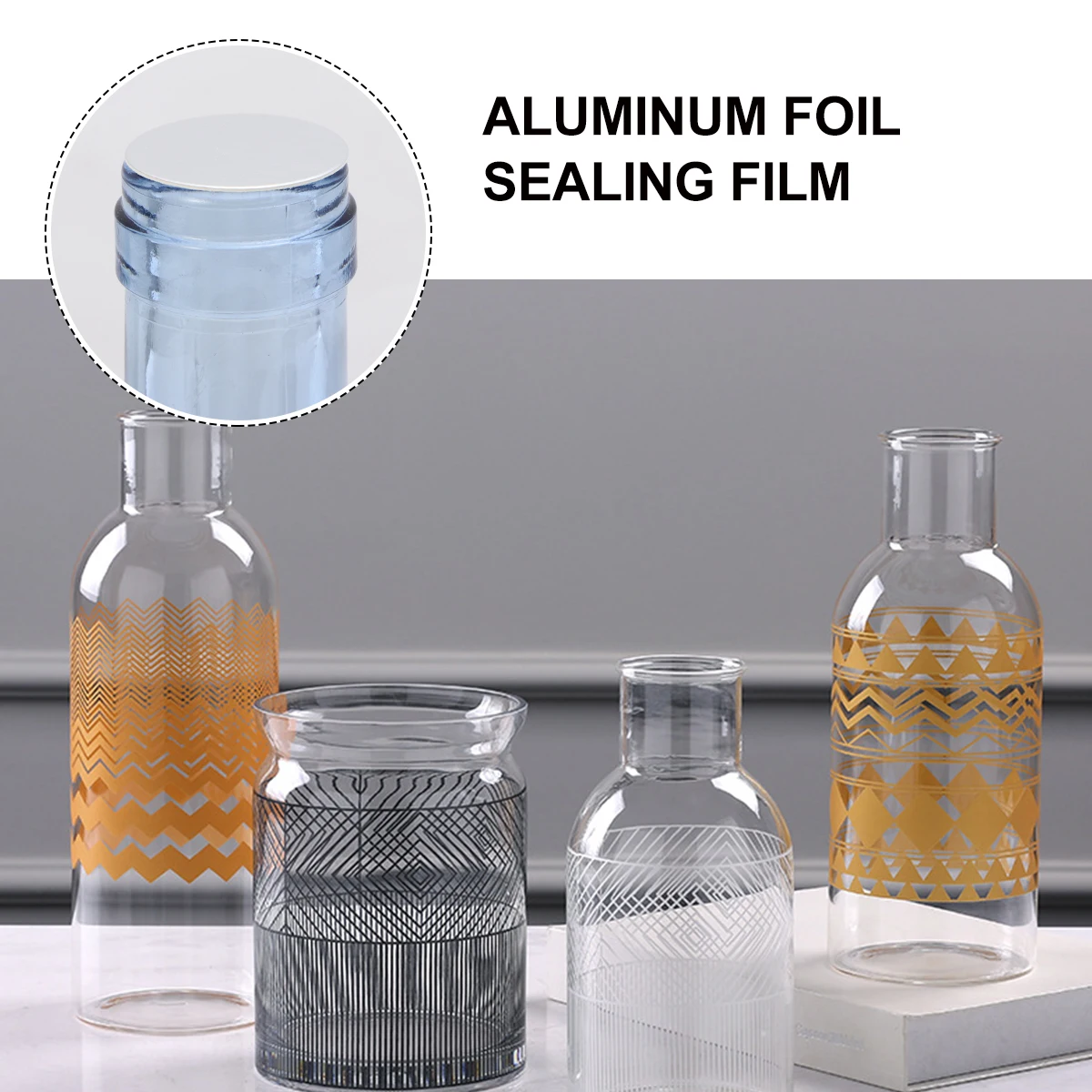 

Aluminum Foil Sealing Gasket Pressure Sensitive Stickers Glass Plastic Metal Bottles Containers Film Inserts Seals Waterproof