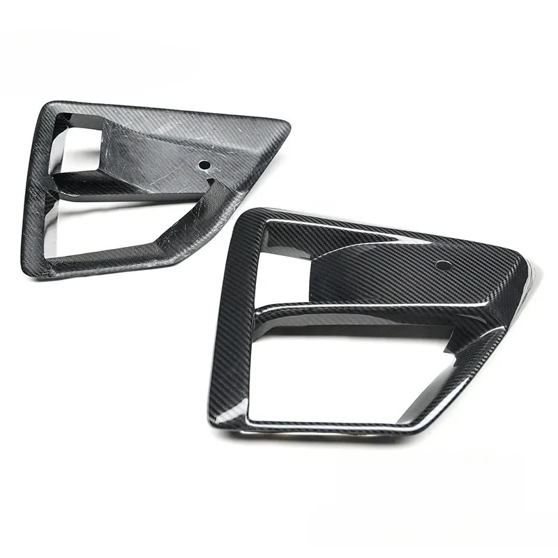 Later carbon fiber front bar trend air inlet trim front bar trend