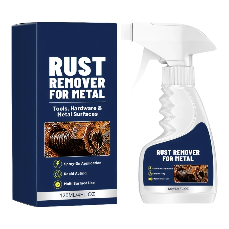 D5BE Metal Cleaner Suitable for Tools Hardware and Household Fixtures, Direct-Apply Bottle for Daily Metal Care, Vehicle Part