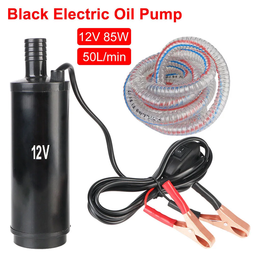 

3 м шланг грузовика заправка топливный насос 50 л/мин 12 В электрический насос бензин дизельный заливной водяной погружной насос автомобильный масляный насос