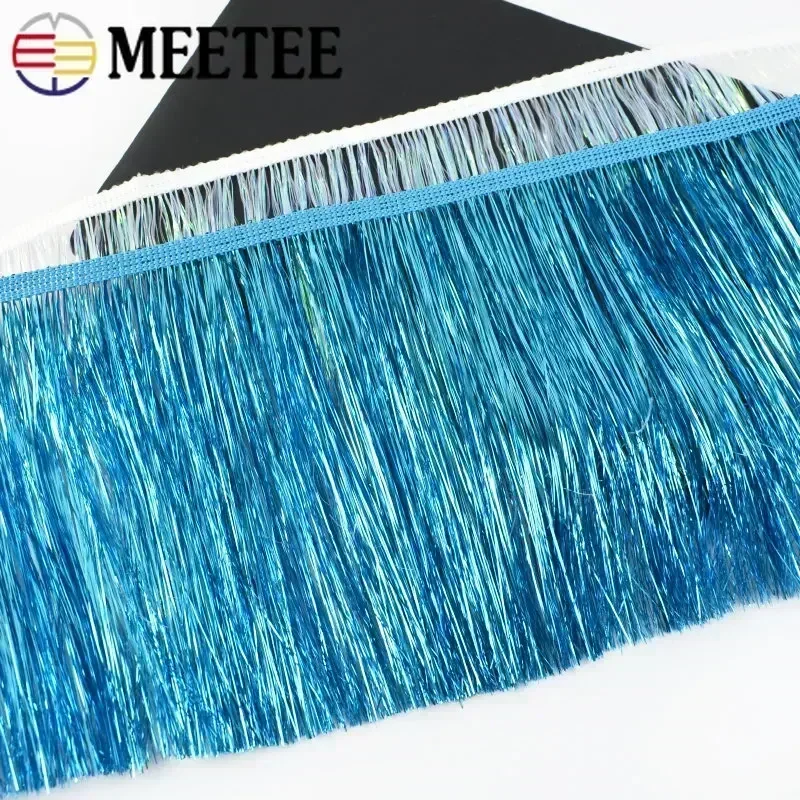 2/5/10Meters Meetee 15cm Colorful Fringes Tassles Clothes Dress Lace Trim Curtain Decoration Ribbon DIY Garment Accessories