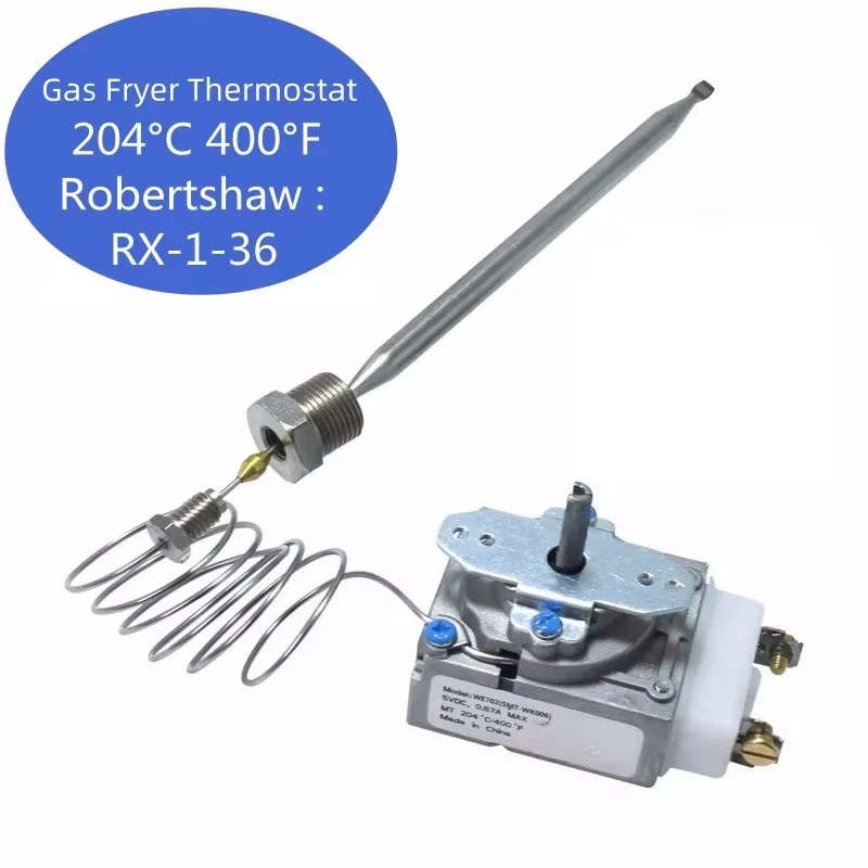 Commercial Blast Boiler Thermostat Control Valve Replacement with 5-speed Temperature Regulator 3/8