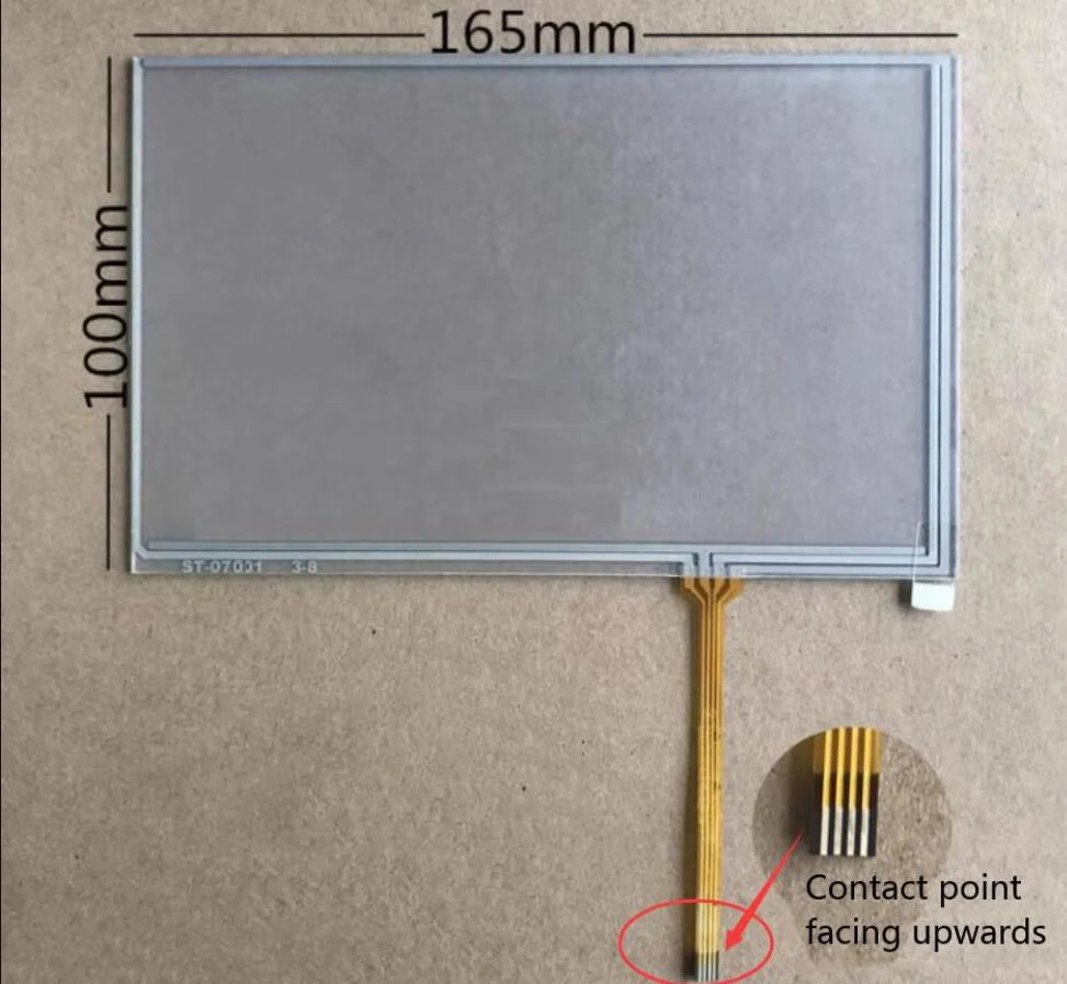 ST-07002 A01 7-inch industrial touch screen industrial control equipment medical instrument HMI, 165 * 100 contact surface up