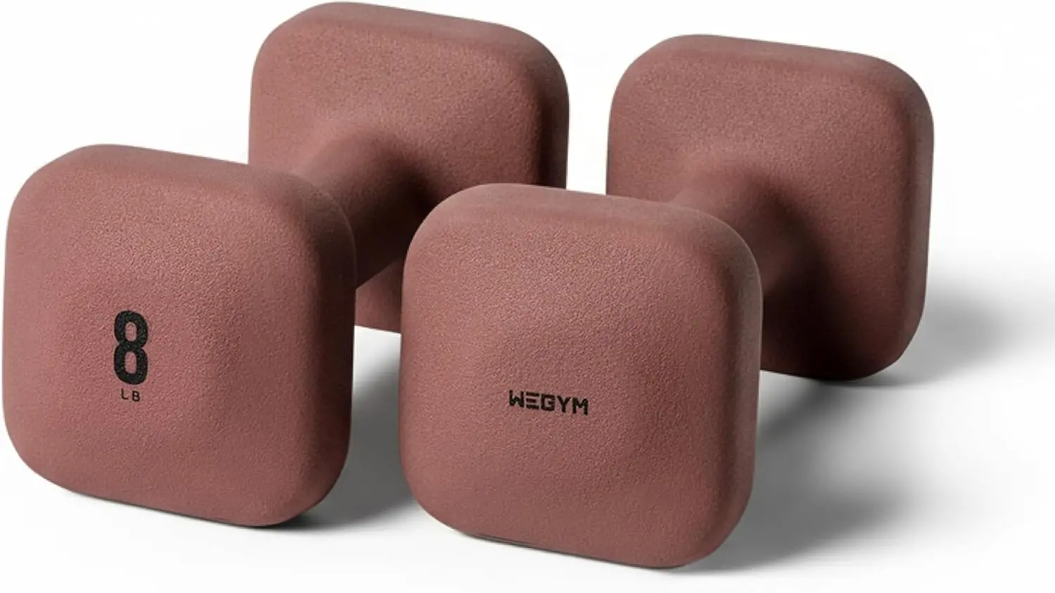 

Square Dumbbells with Anti-Slip Handles, Stable Free Weights for Home Workouts, Prevents Rolling
