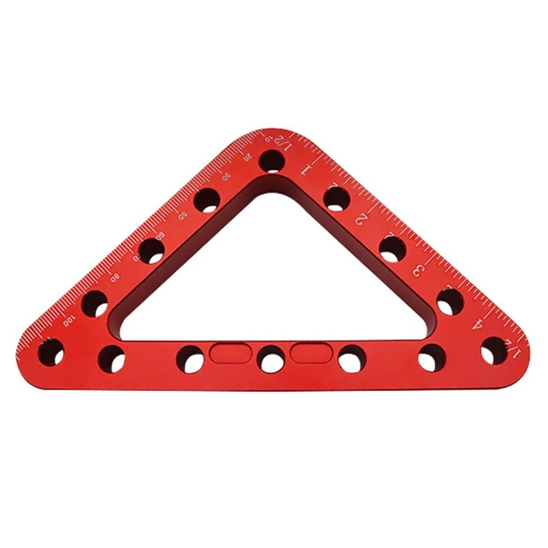 

AT14 Woodworking Tool Aluminum Alloy Wood Splicing Positioning Fixed Fixture 45/90 Degrees Corner Clamping Ruler