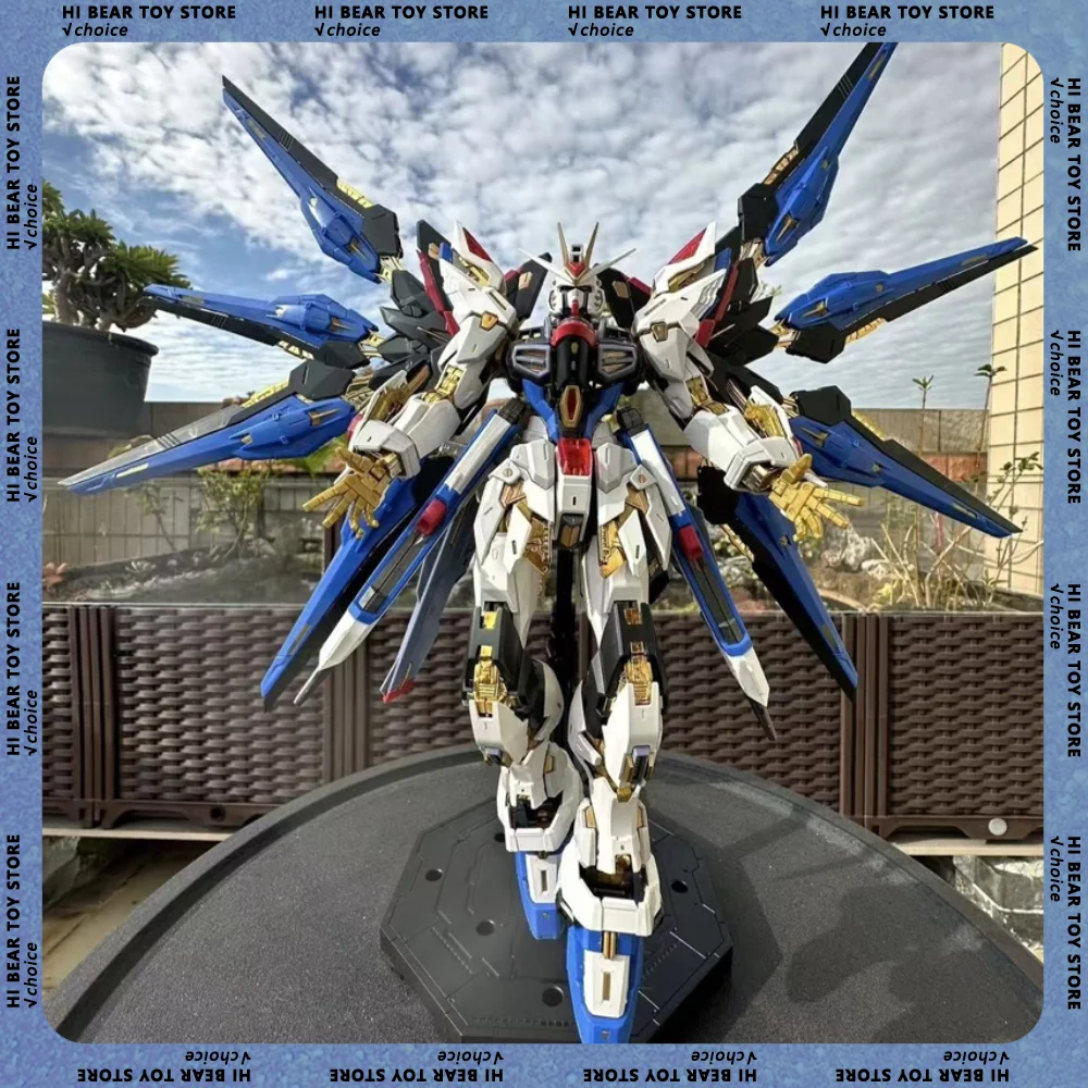 

1/100 MGEX Strike Freedom ZGMF-X20A Mech Assembly Model Kit Action Figures Puzzle Toys Desktop Collectible Decoration Kids Gift